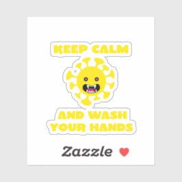 Adesivo Mantenha calma