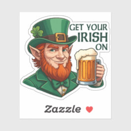 Adesivo Mantenha-Se Calmo - Ligue O Irlandês