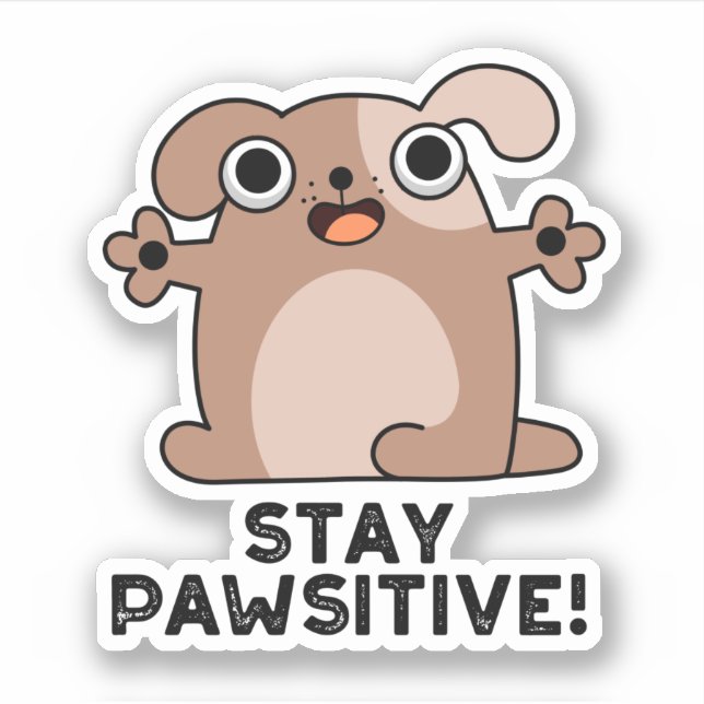 Adesivo Mantenha-Se Pawsitive Positivo Canino (Frente)