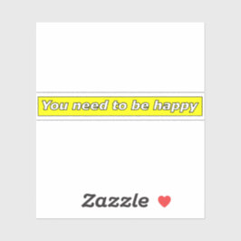 Adesivo Mantra for living a beautiful life