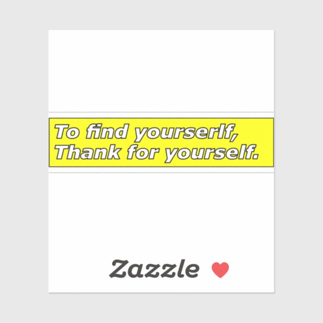 Adesivo Mantra for living a beautiful life (Folha)