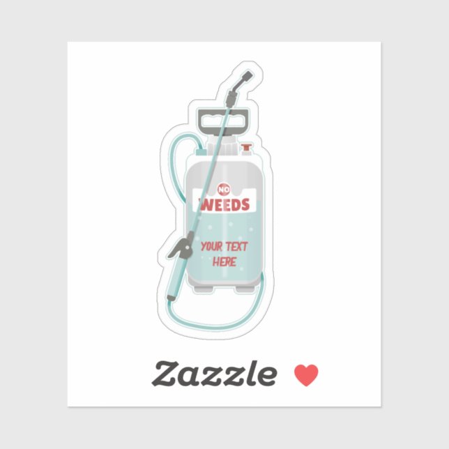 Adesivo Manutenção de jardins de infestação (Folha)