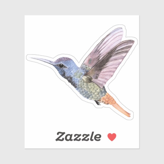 Adesivo Mão de beija-flor (Folha)