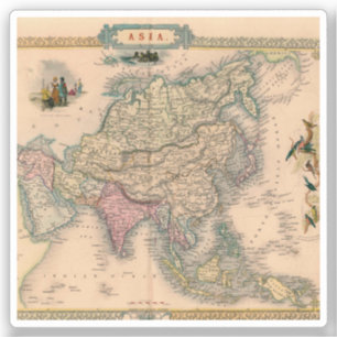 Adesivo Mapa antigo antigo inspirado (11)