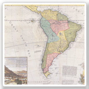 Adesivo Mapa antigo antigo inspirado (8)