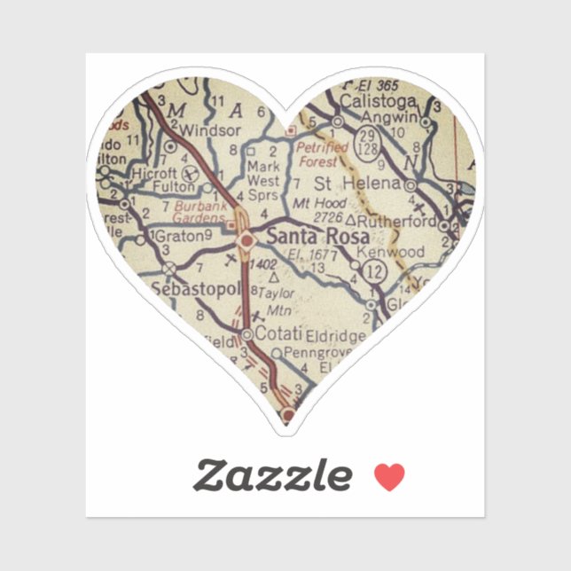 Adesivo Mapa Clássico de papais noeis Rosa (Folha)