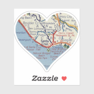 Adesivo Mapa Cruz de Papais noeis Antigos