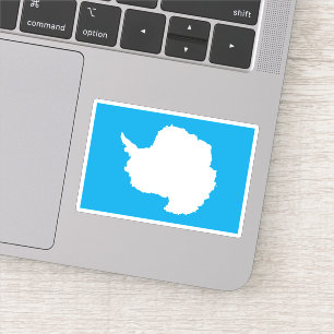 Adesivo Mapa da Antártica