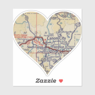 Adesivo Mapa da Cidade do Velho Canon