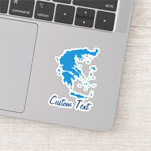 Adesivo Mapa da Grécia