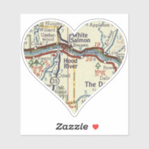 Mapa da Vintage do Rio Love Hood