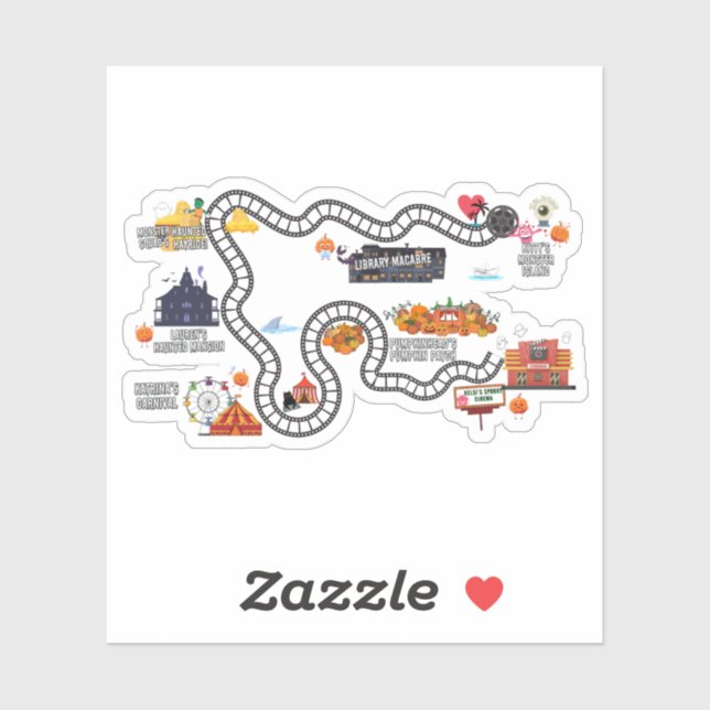 Adesivo Mapa de Conselhos de Jogo (Folha)