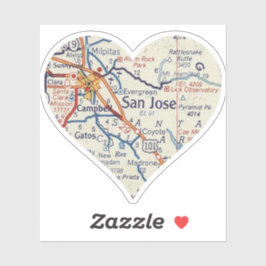 Adesivo Mapa de San Jose