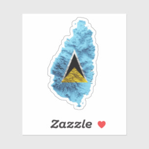 Adesivo Mapa de Sinalizador de Lúcia da rua