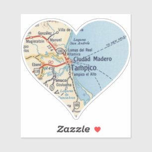 Adesivo Mapa de Tampico