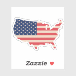 Adesivo mapa dos EUA