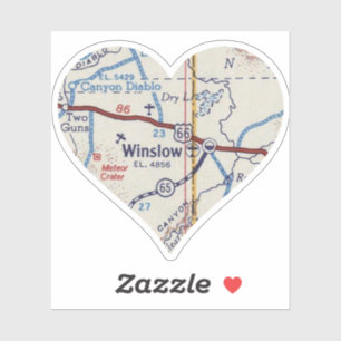 Adesivo Mapa Winslow