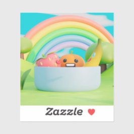 Adesivo Maravilha de Cartoon Bonito: Vinheta-Vinil de Cort