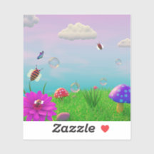 Maravilha de Cartoon Bonito: Vinheta-Vinil de Cort