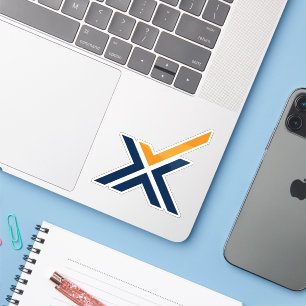Adesivo Marca de verificação Monograma Letra X