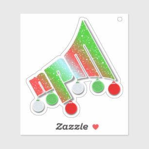 Adesivo Marcas de logotipo do NPM Natal