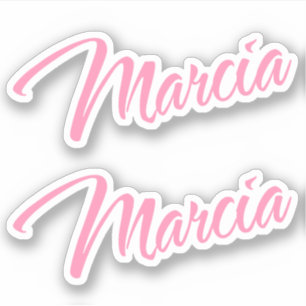 Adesivo Marcia Decorative Name (Nome decorativo da Márcia)