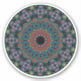Adesivo Março Birthstone Bloodstone Mandala Sticker