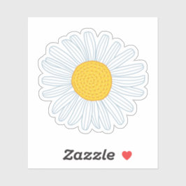 Adesivo Margarida branca