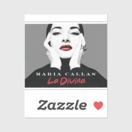 Adesivo Maria Callas Stickers