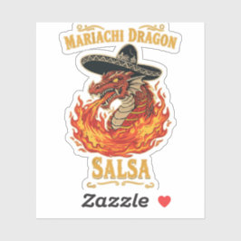 Adesivo Mariachi Dragon Salsa