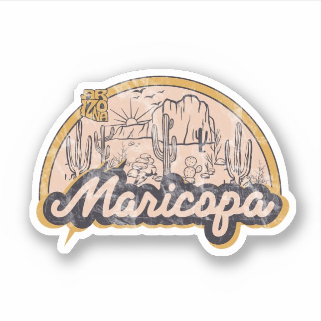 Adesivo Maricopa, Arizona  (Frente)