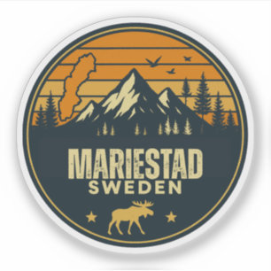 Adesivo Mariestad, Suécia Sverige