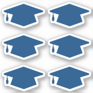 Adesivo Marinho Azul Graduação Formando Envelope Selagem