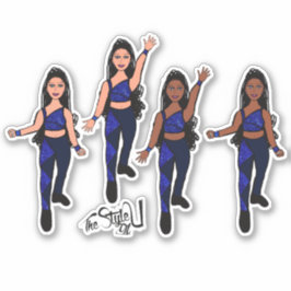 Adesivo Marinho Azul Spark de Triângulo