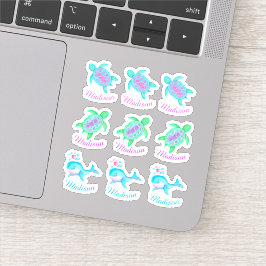 Adesivo Marinho d'água, animais personalizados