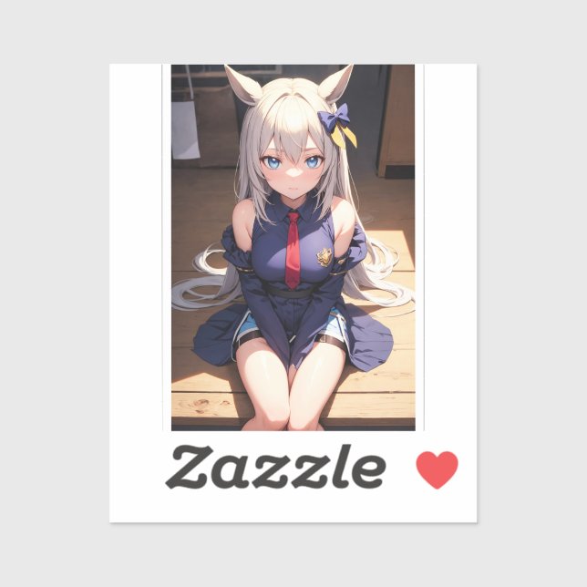 Adesivo Marinho Scholar Neko (Folha)