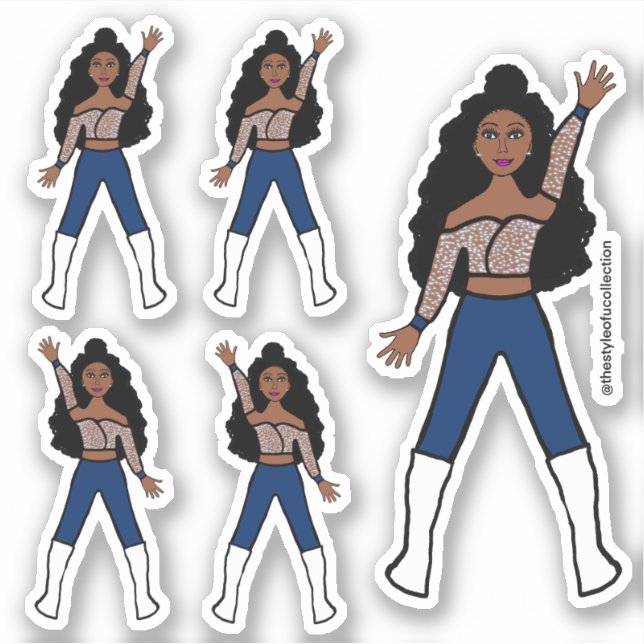 Adesivo Marinho Spark Dancer Stickers #1 (Frente)