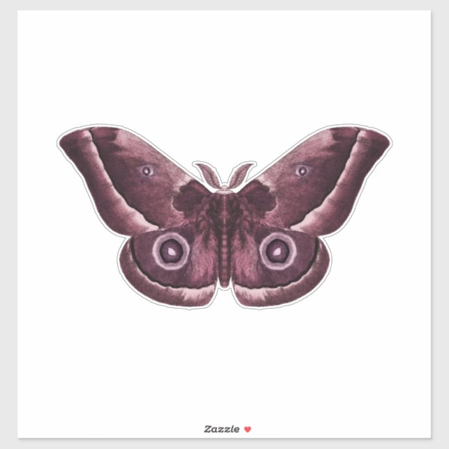 Adesivo Mariposa Gótica Malva (Folha)