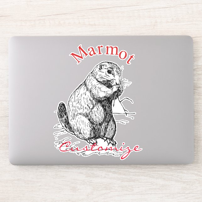 Adesivo Marmot Marmot Thunder_Cove (Computador)