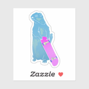 Adesivo Marmot Woodchuck skate