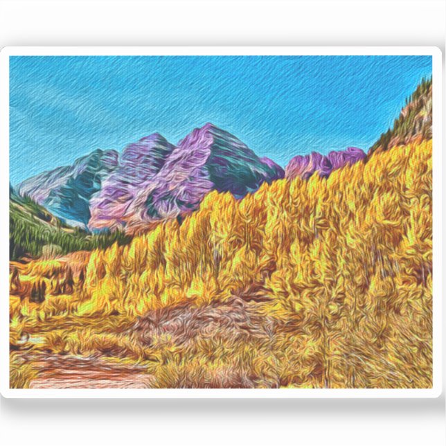 Adesivo Maroon Bells Vinyl Sticker (Frente)