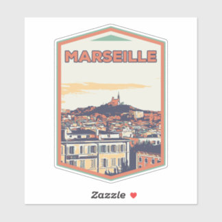 Adesivo Marselha cidade França é minha orgulhosa cidade na