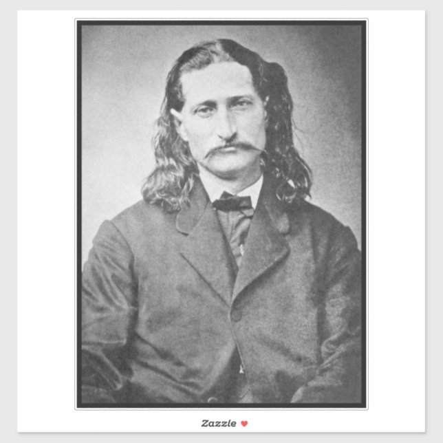 Adesivo Marshal Wild Bill Hickok Old West Guncater (Folha)