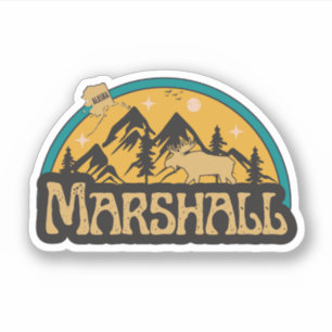 Adesivo Marshall, Alaska Sticker