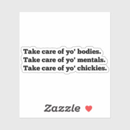 Adesivo Marshawn Lynch Cote,Cuide dos seus corpos,Tome