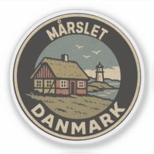 Adesivo Mårslet, Dinamarca Danmark