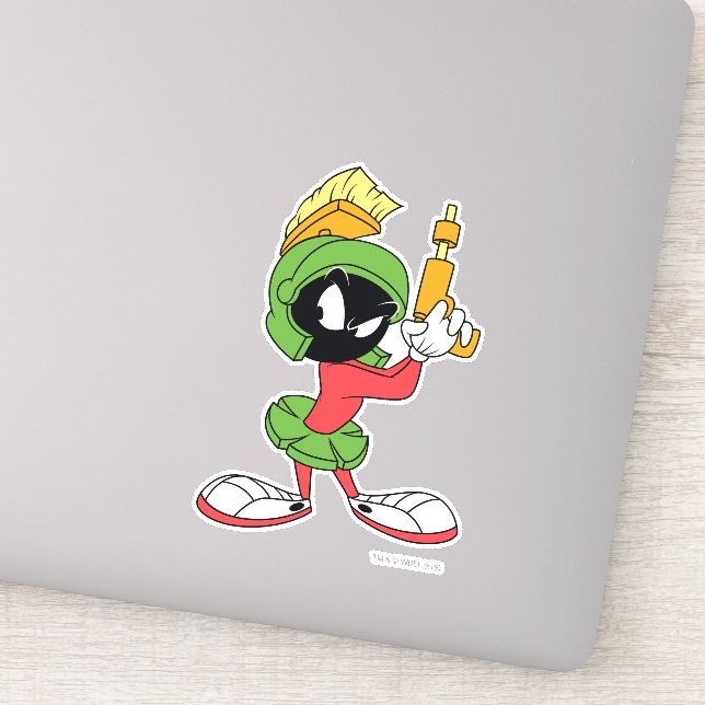 Adesivo MARVIN MARTIAN™ Pronto Com Laser (Detalhe)