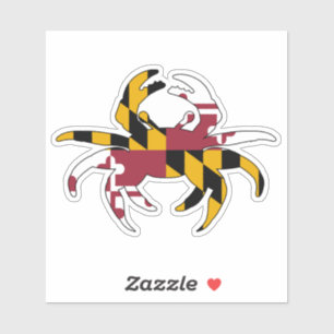 Adesivo Maryland Flag Vinyl Sticker