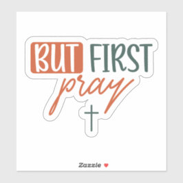 Adesivo Mas Primeira Oração