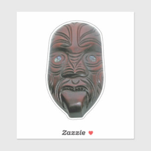 Adesivo Máscara cinzelada maori